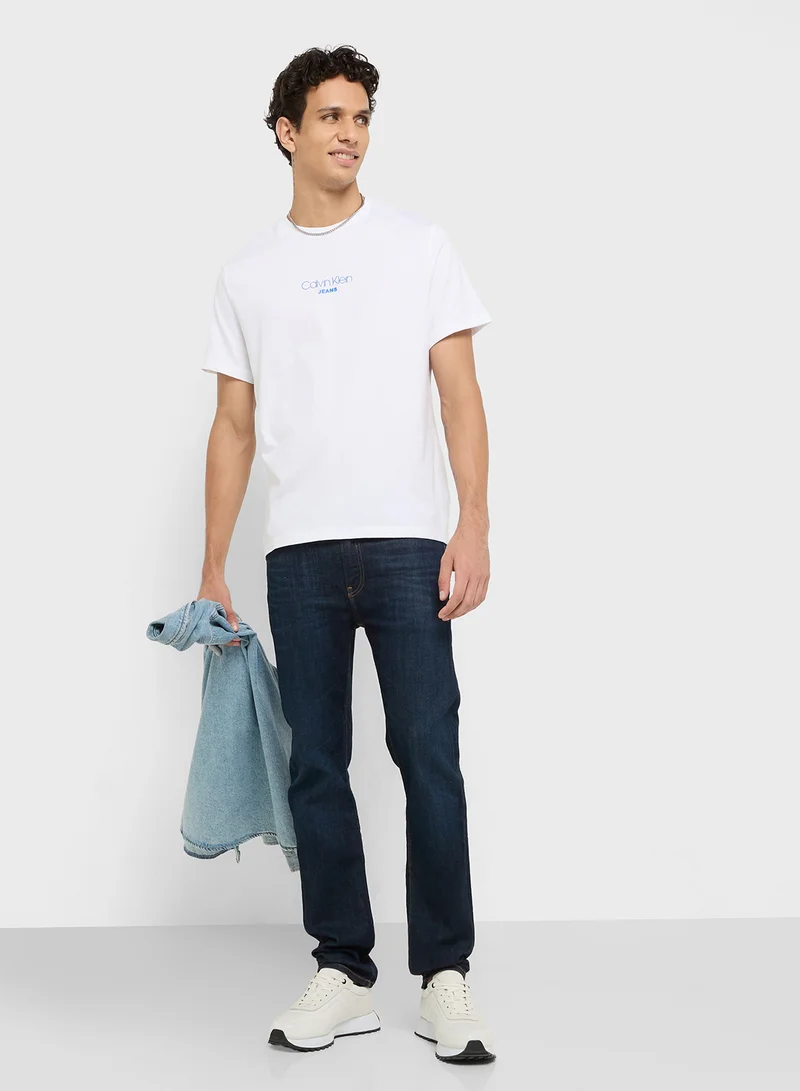 Calvin Klein Jeans Logo Crew Neck T-Shirt