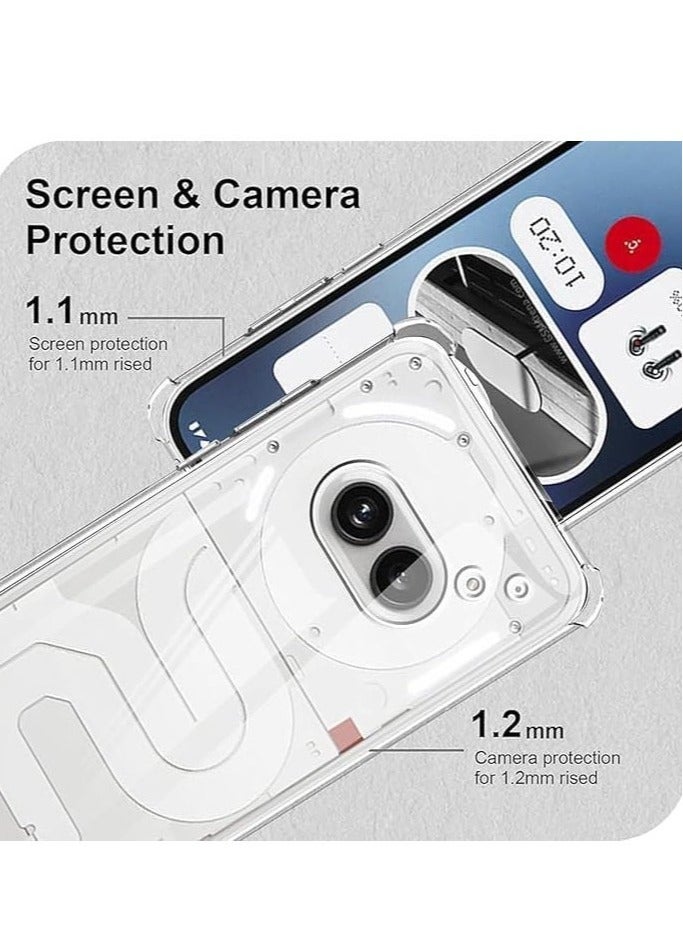 ELTRAZONE Nothing Phone 2a Clear Case Cover | Reinforced Corner Bumper | Shockproof & Scratch-Resistant | Slim Fit Flexible TPU Protective Cover for Nothing Phone 2a 6.7-inch - Image 4