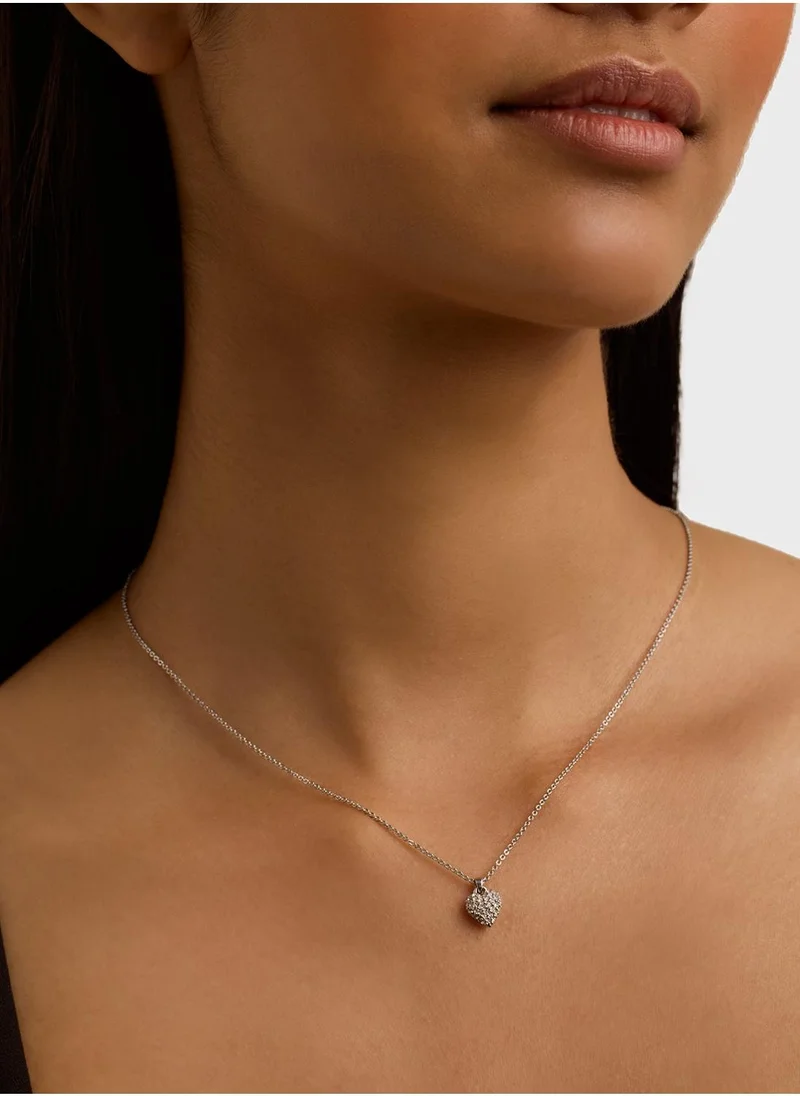 Ted Baker Chain Detail Drop  Long Necklace