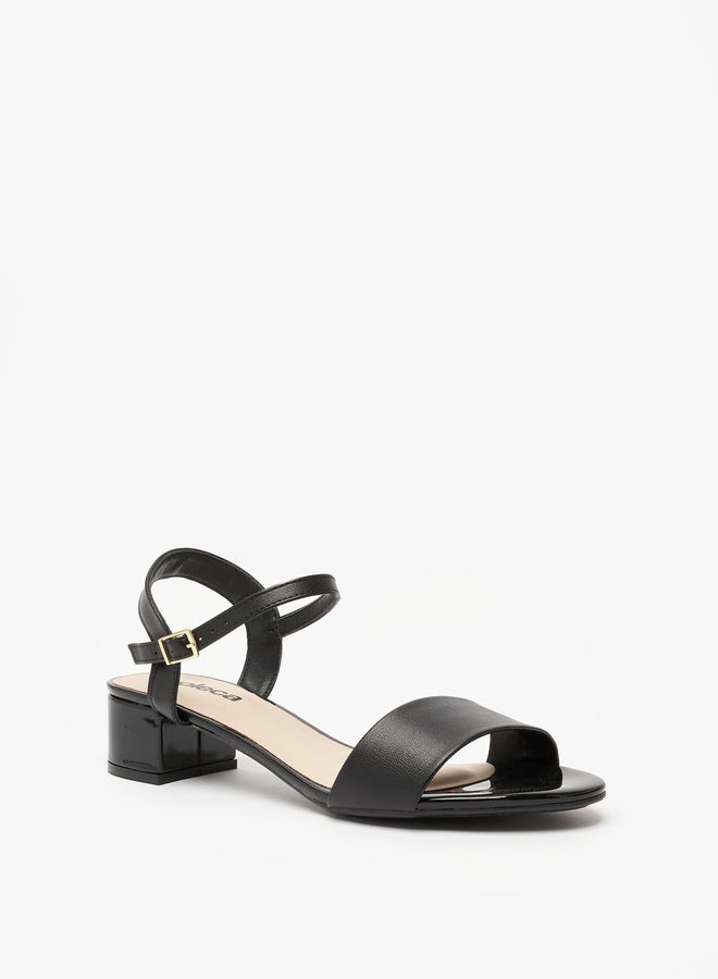 MOLECA Multi Strap Open Toe Block Heel Sandals - Image 5