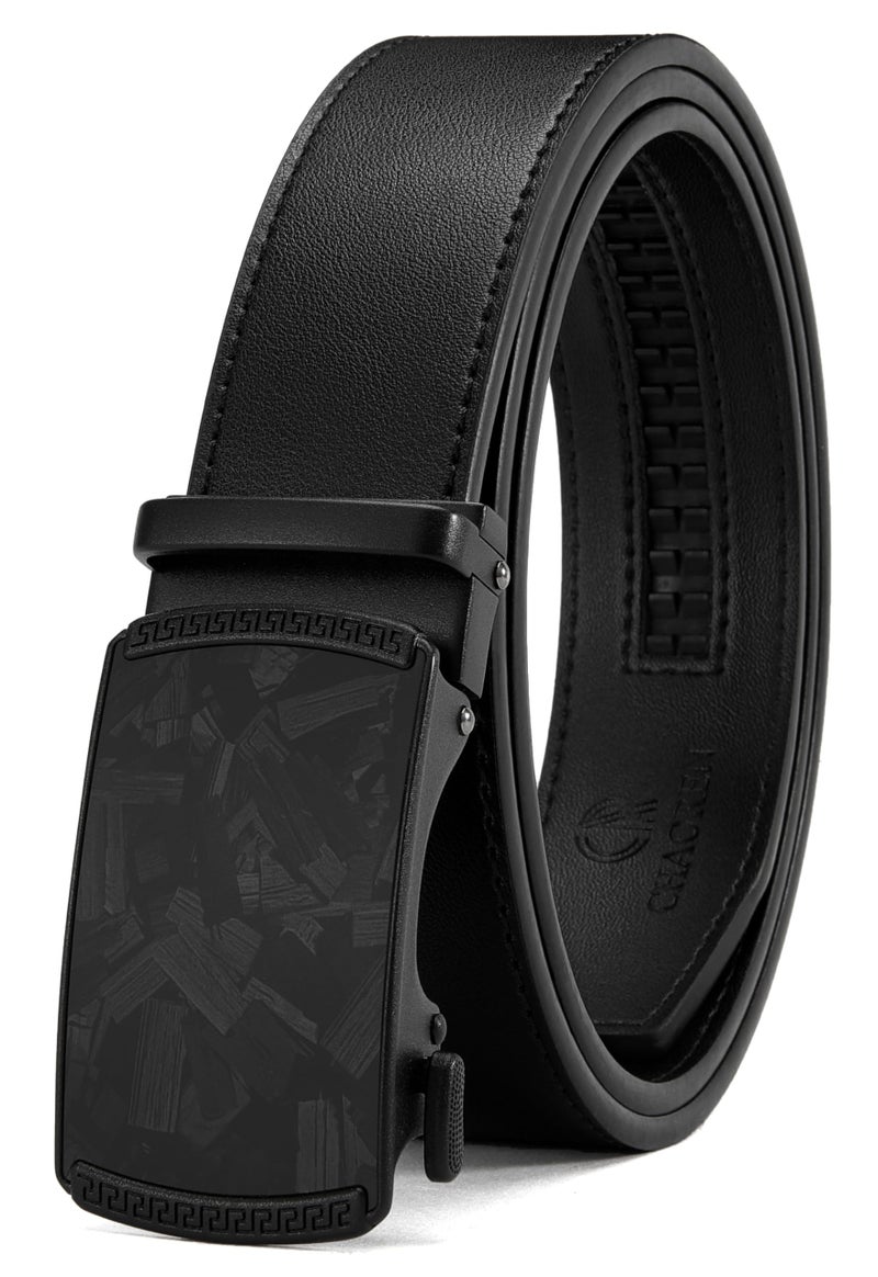 CHAOREN Mens Belt Leather Ratchet Belt - Customizable Fit, Effortless Style (35mm) - Image 1
