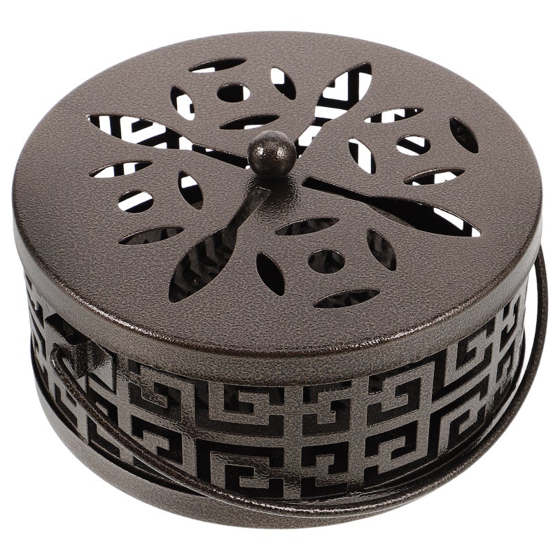 Incense Coil Holder Incense Box Sandalwood Holder ​Incense Burner for Home Office - Image 1