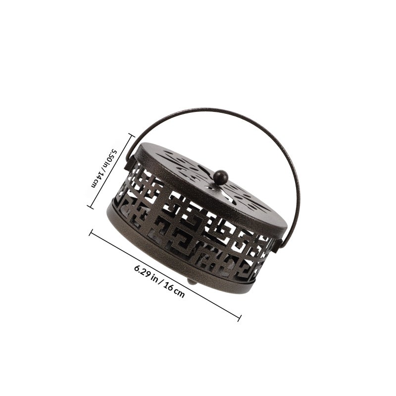 Incense Coil Holder Incense Box Sandalwood Holder ​Incense Burner for Home Office - Image 2
