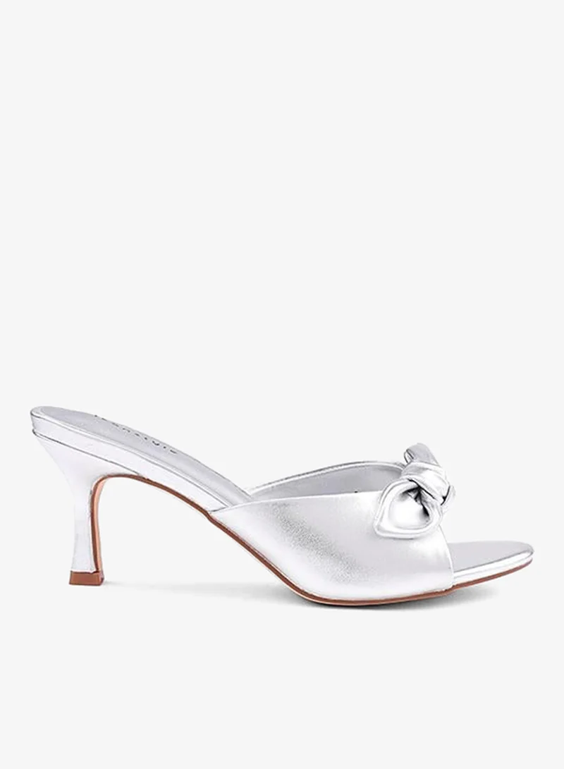 أيقون Patent Leather Evening Heel Slipper