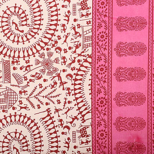 UNIBLISS Cotton 144 TC Bedsheet (Single_Pink) - Image 3