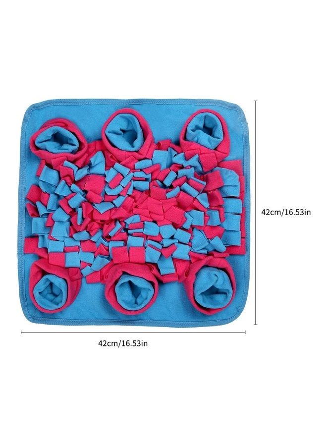 نيبمينينت Pet Snuffle Feeding Mat Blue/Pink 42 x 42cm - Image 3