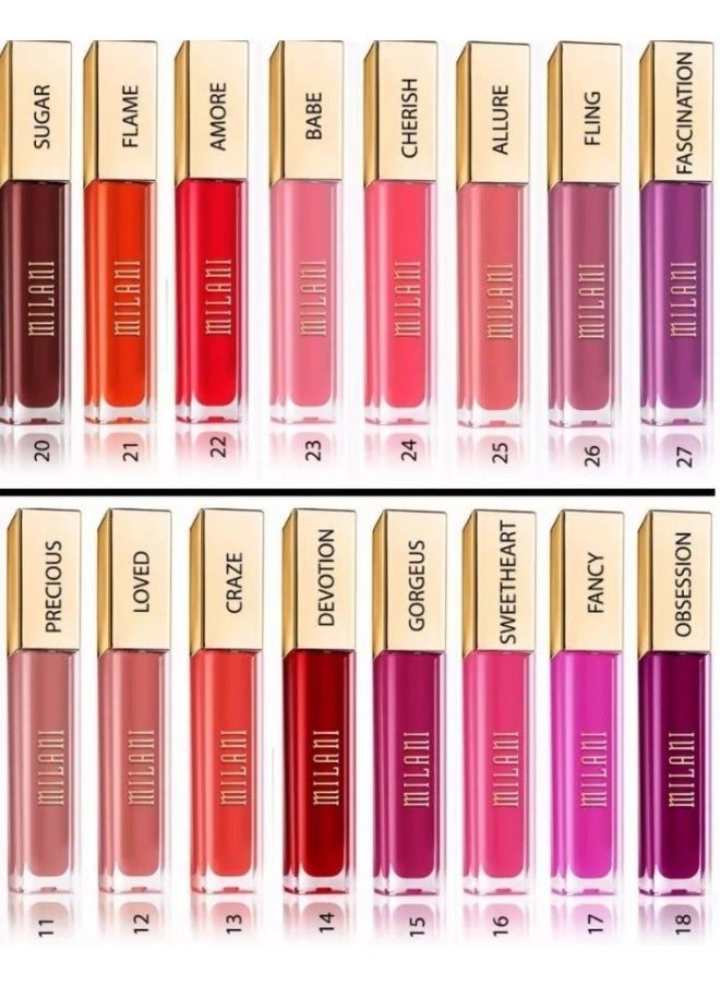 MILANI - Milani Amore Matte Lip Crème, Shade 12 Prismattic Touch, 6g - Long-Lasting, Full Coverage Matte Liquid Lipstick - Image 1