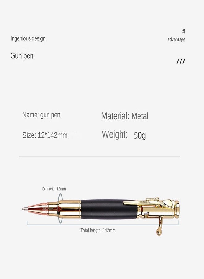 Borges Golden Pear Wood Ballpoint - Unisex Luxury Bolt-Action Pen with Golden Yellow & Purple Sheen, Safety-Enhanced, Ideal for Travel & Office Use。 - Image 2