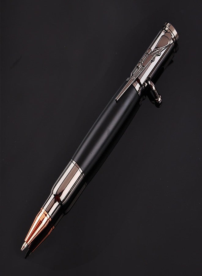 Borges Golden Pear Wood Ballpoint - Unisex Luxury Bolt-Action Pen with Golden Yellow & Purple Sheen, Safety-Enhanced, Ideal for Travel & Office Use。 - Image 5