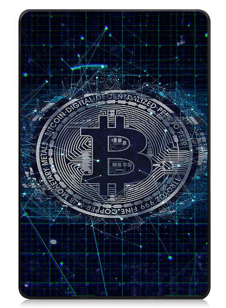 Theodor Protective Flip Case For Apple iPad Pro 13 (2024) With Trifold Stand Auto Wake Sleep Shockproof Cover Bitcoin 2 - Image 1