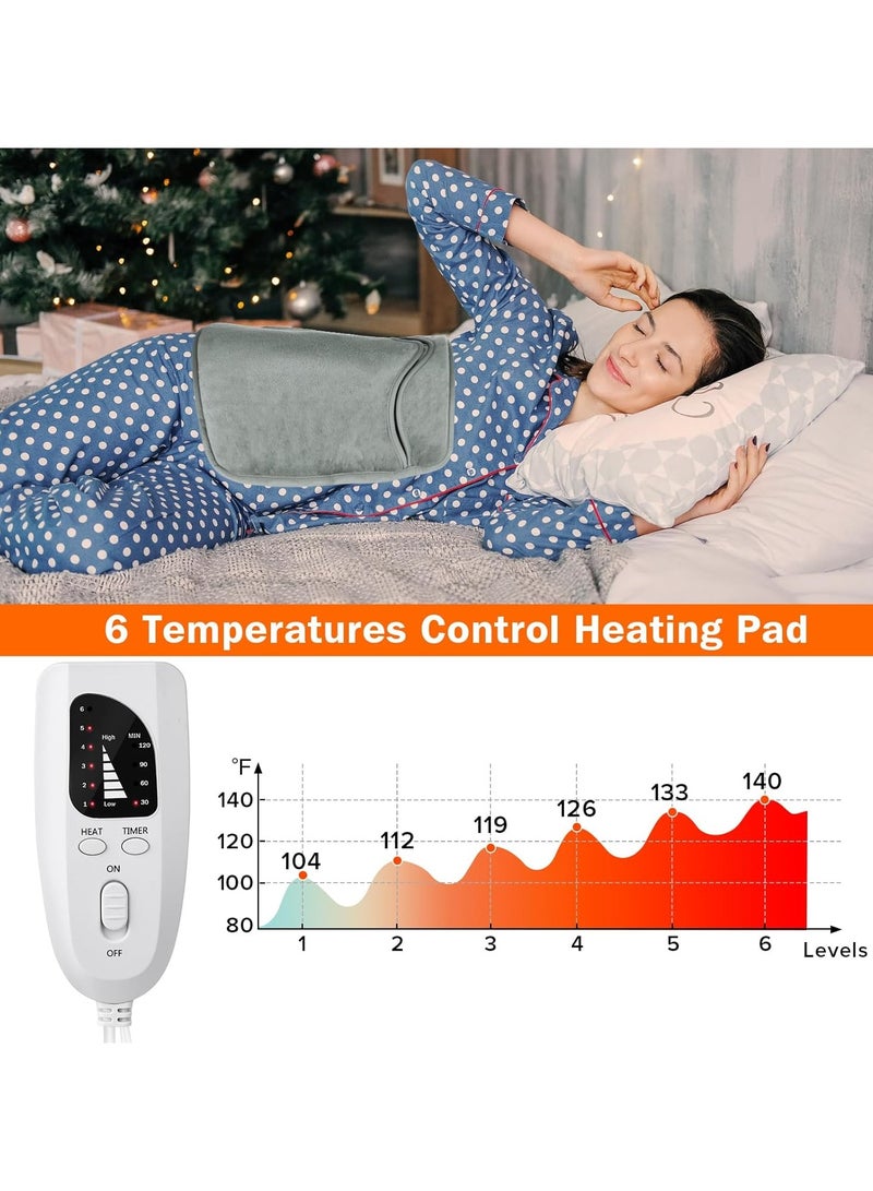 general Foot Warmer, Electric Foot Warmer, Dual Side Foot Warmer Under Table, Heated Bed Foot Warmer, Electric Heated Foot Warmer, 6 Temperature Settings, Auto Off, 16 × 16 inches - Image 5