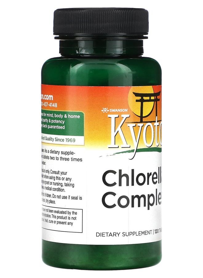 SWANSON Kyoto Chlorella Complex 120 Tablets - Image 2