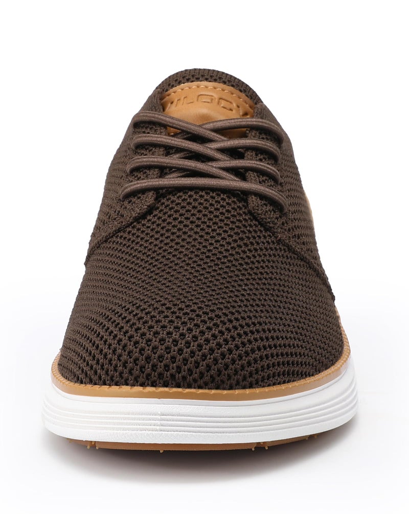 VILOCY Boy's Slip On Casual Dress Sneaker Hands Free Fashion Shoes Comfortable Oxfords Mesh Tennis Breathable School Uniform Formal Church Shoes Brown,38New - Image 5