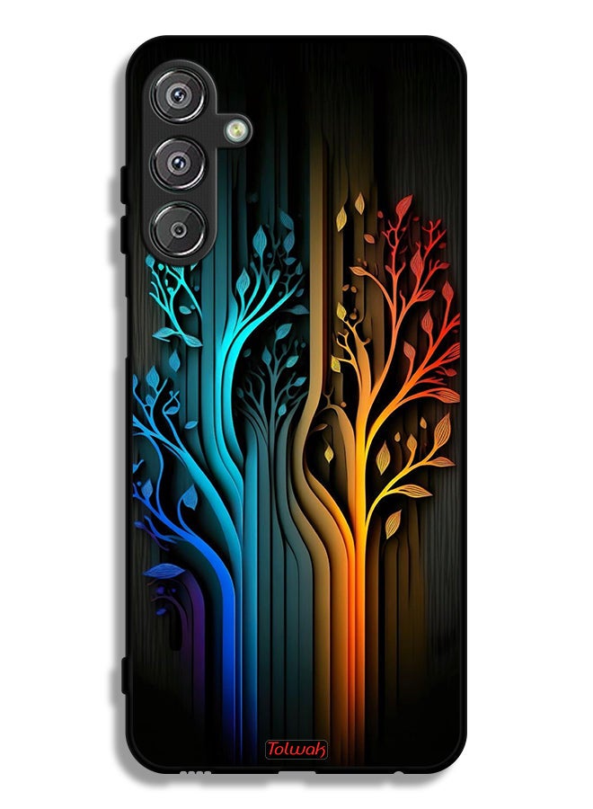 Tolwak Samsung Galaxy F15 5G Protective Case Cover Tree Leaves Art - Image 1