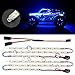 elechawk Waterproof LED Light Strips for RC Cars Trucks Airplanes Boats Drones Fixed Wing AR Wing Model Underglow Light Blue - Image 3