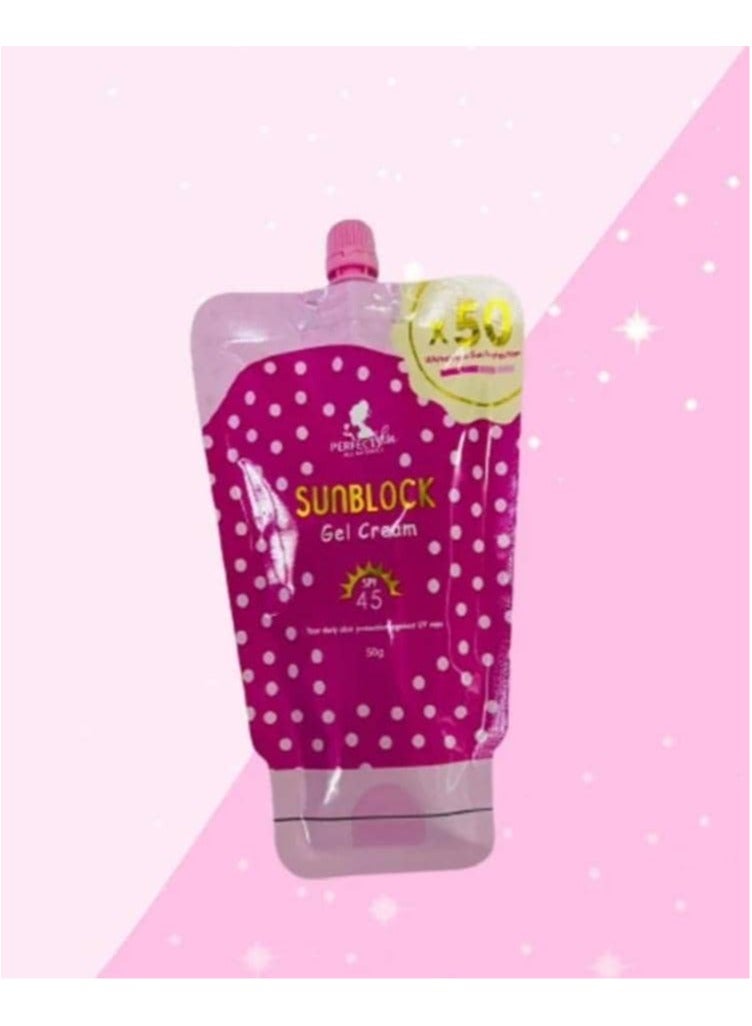 Perfect Skin Sunblock Gel Cream 50g