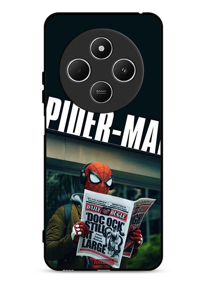 Tolwak Xiaomi Redmi 14C 4G Protective Case Cover Spiderman Reading Newspaper - Image 1