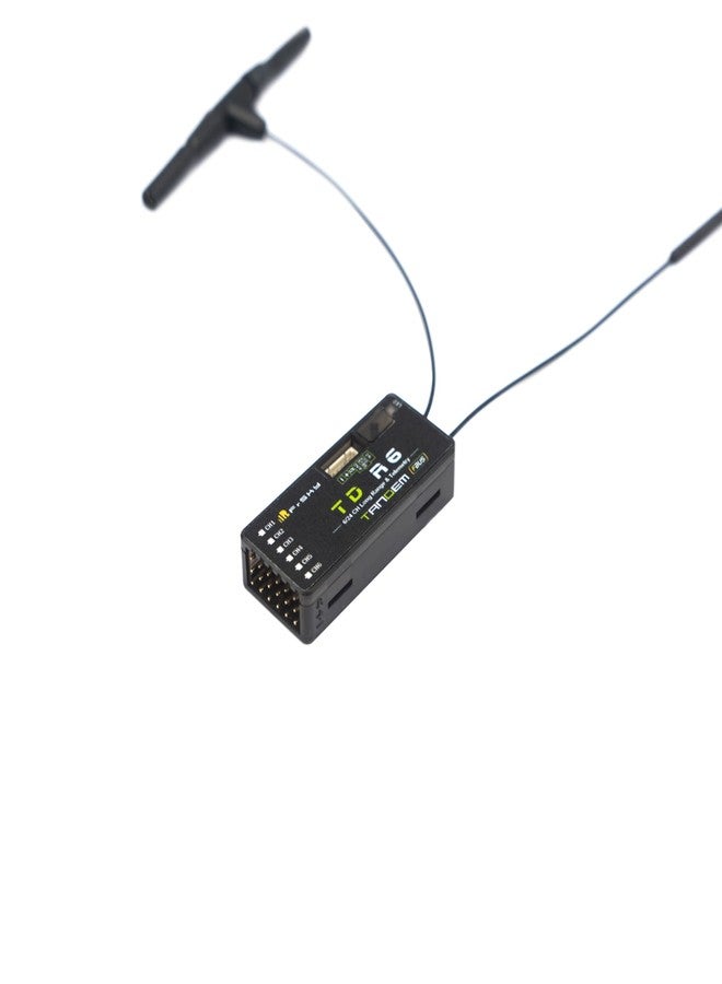FrSky مستقبل FrSky TD R6 مزدوج النطاق يعمل بتردد 2.4GHz و 900MHz مع 6 مخرجات PWM و SBUS و FBUS/S.Port مدى طويل يصل إلى 100 كم صندوق أسود خفيف الوزن وضع سباق 4 مللي ثانية تحديث البرنامج عبر الهواء - Image 5