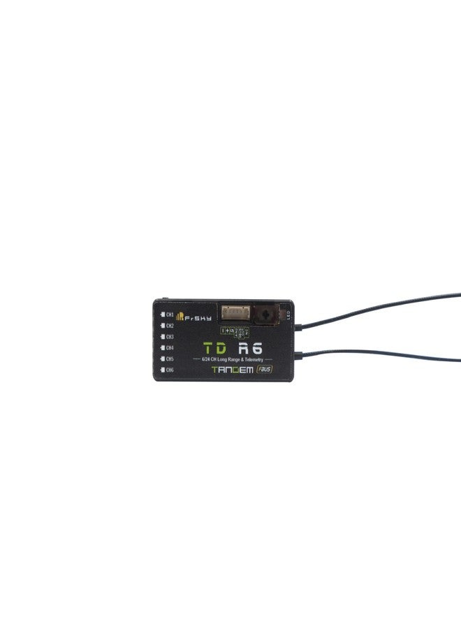 FrSky مستقبل FrSky TD R6 مزدوج النطاق يعمل بتردد 2.4GHz و 900MHz مع 6 مخرجات PWM و SBUS و FBUS/S.Port مدى طويل يصل إلى 100 كم صندوق أسود خفيف الوزن وضع سباق 4 مللي ثانية تحديث البرنامج عبر الهواء - Image 3