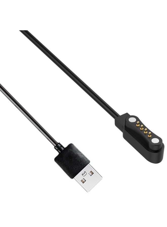 كابل شحن USB مغناطيسي عالمي 4 سنون 7.62 مم للساعات الذكية والأساور الذكية للأطفال - Image 2