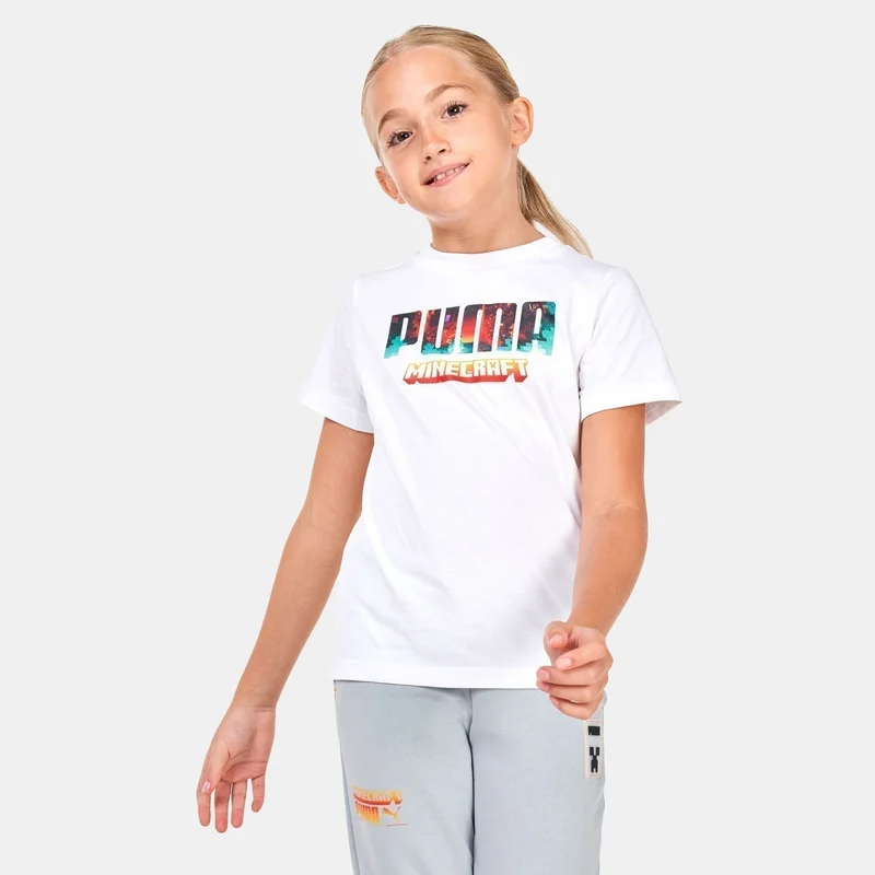 PUMA Kids' x MINECRAFT Graphic T-Shirt