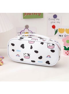 Large Capacity Girls Pencil Case School Supplies Box Cartoon Pencil Box Primary School Students Korean Style Unisex Little Cow