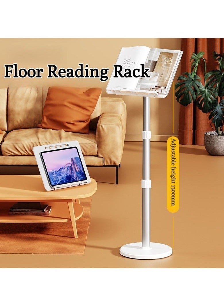JOGAMS 1Pcs Book Stand for Reading Adjustable Podium Stand, Metal Pole, Music Display Stand, Multifunctional Panel - Image 4