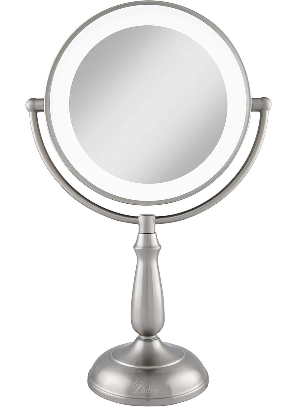 Zadro - Zadro 11" Makeup Mirror with Lights and Magnification Dimmable Touch LED Lighted Makeup Mirror with Magnification - Image 1