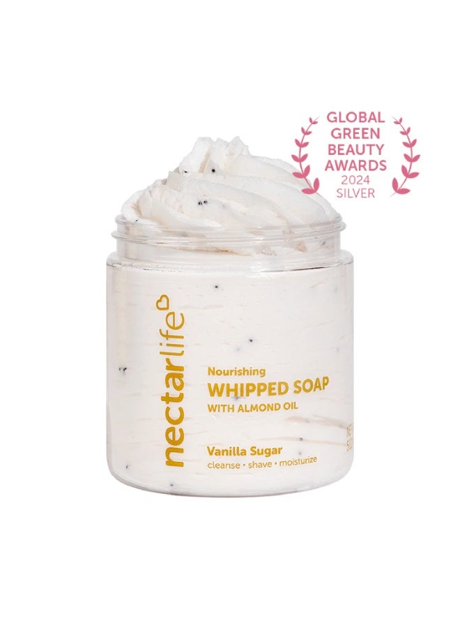 Nectar Life Whipped Soap and Shave Butter 10 oz (Vanilla Sugar) - Image 1