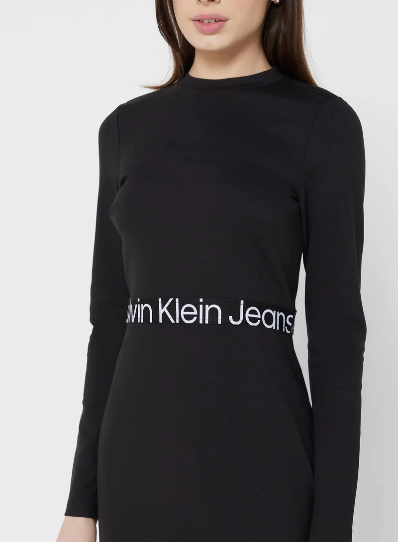 Calvin Klein Jeans Long Sleeve Dress
