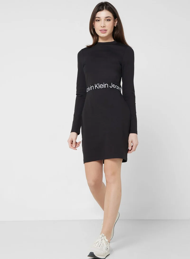 Calvin Klein Jeans Long Sleeve Dress
