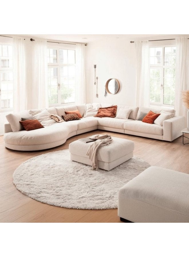 Sofa – Beige Wood