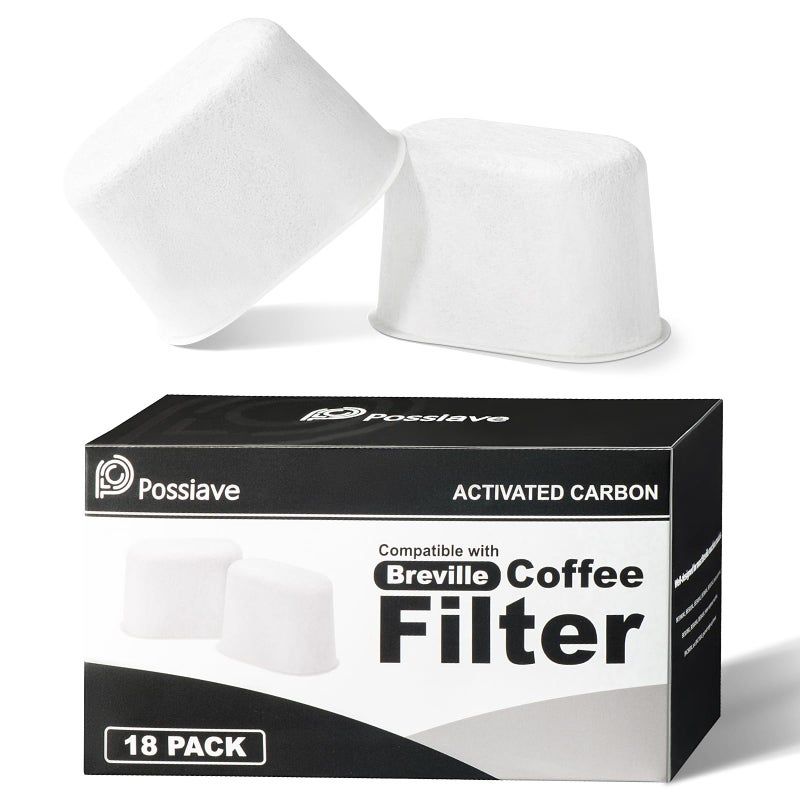 18Pack Charcoal Water Filters Compatible with Breville BWF100 Machines Breville Espresso Machine Water Filter Replacements
