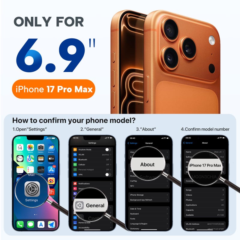 Miracase Magnetic for iPhone 17 Pro Max Case, Compatible with MagSafe, Integrated Silicone Camera Control Cover, 3.0mm Thicken Shockproof Drop Protection Phone Case for 17 ProMax, Sand - Image 2