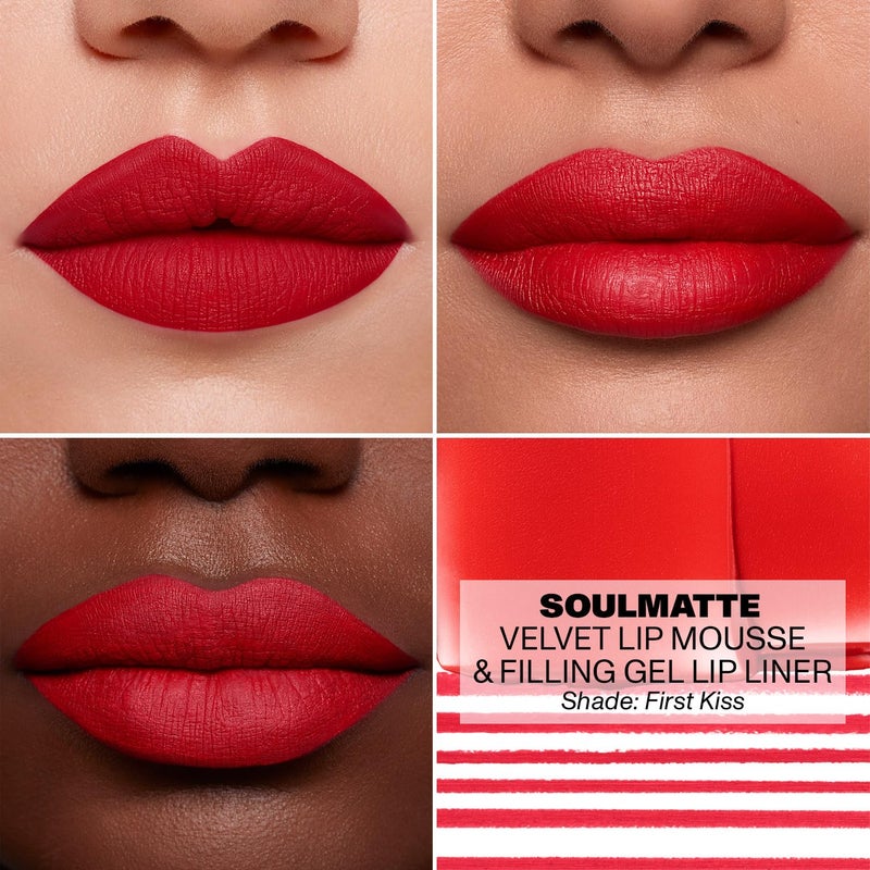 Morphe Soulmatte Velvet Lip Mousse - Air-Whipped Matte Lipstick for Women with Vitamin E to Hydrate, Soften & Smooth - Provides Long Lasting & Velvety Formula - Wifey (0.13 Fl Oz) - Image 4