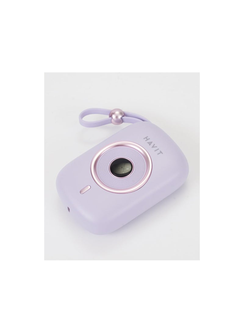 هافيت بنك الطاقة السريع هافيت PB5214، 10000 مللي أمبير/ساعة، PD، 35 واط، 2 في 1، لون بنفسجي - Image 1