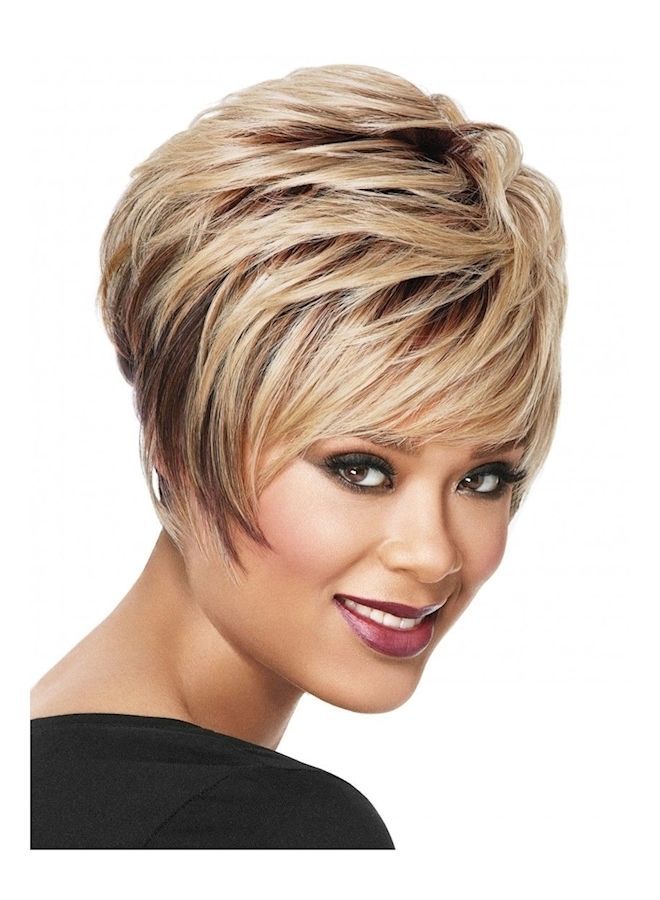 NIBEMINENT Short Straight Wig Blond - Image 2
