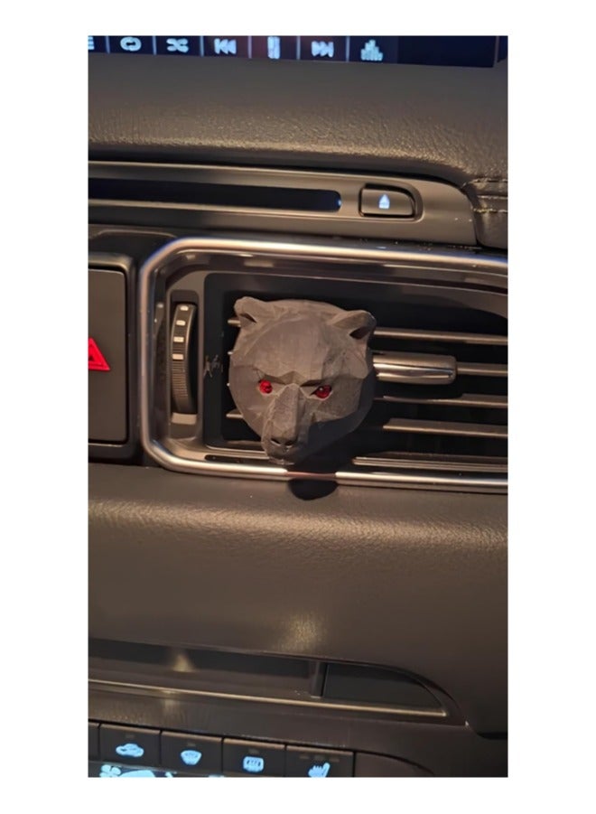 MEDORI Ceramic Car Air Freshener For Vent 3D Bear Head BRUTAL Analogous to Molecule 02 a Fragrance With an exotic and enchanting Aroma Fragrance is made in France Pack of 2 - Image 5