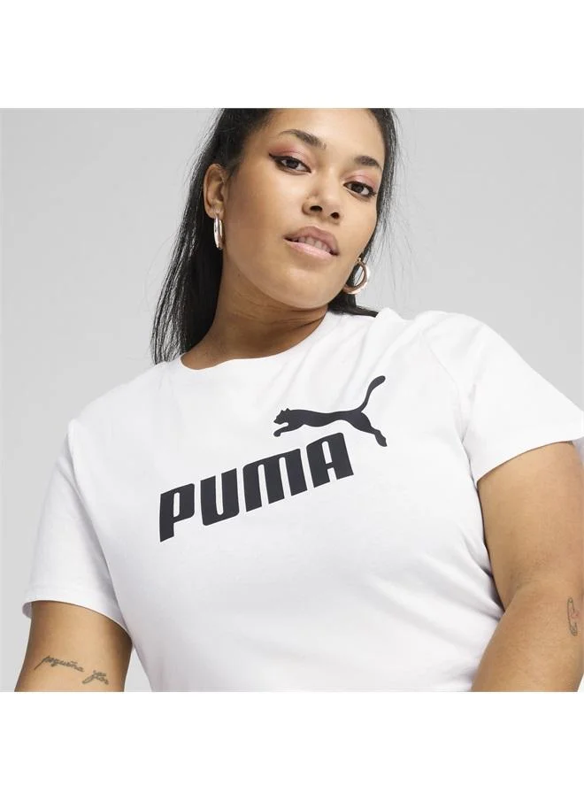 Puma PUMA White Essentials Logo Tee Women for Women | Best Price UAE