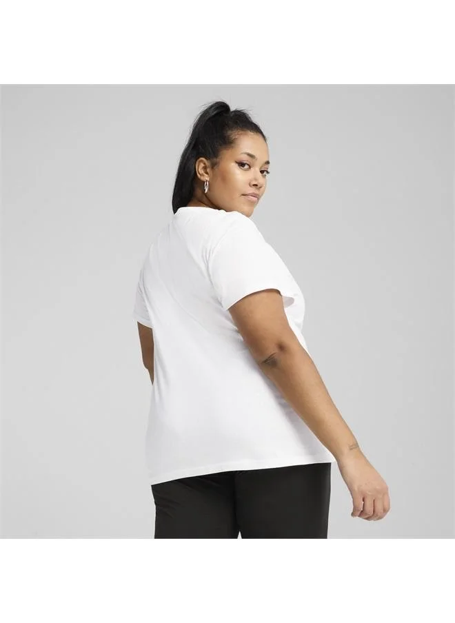 Puma PUMA White Essentials Logo Tee Women for Women | Best Price UAE