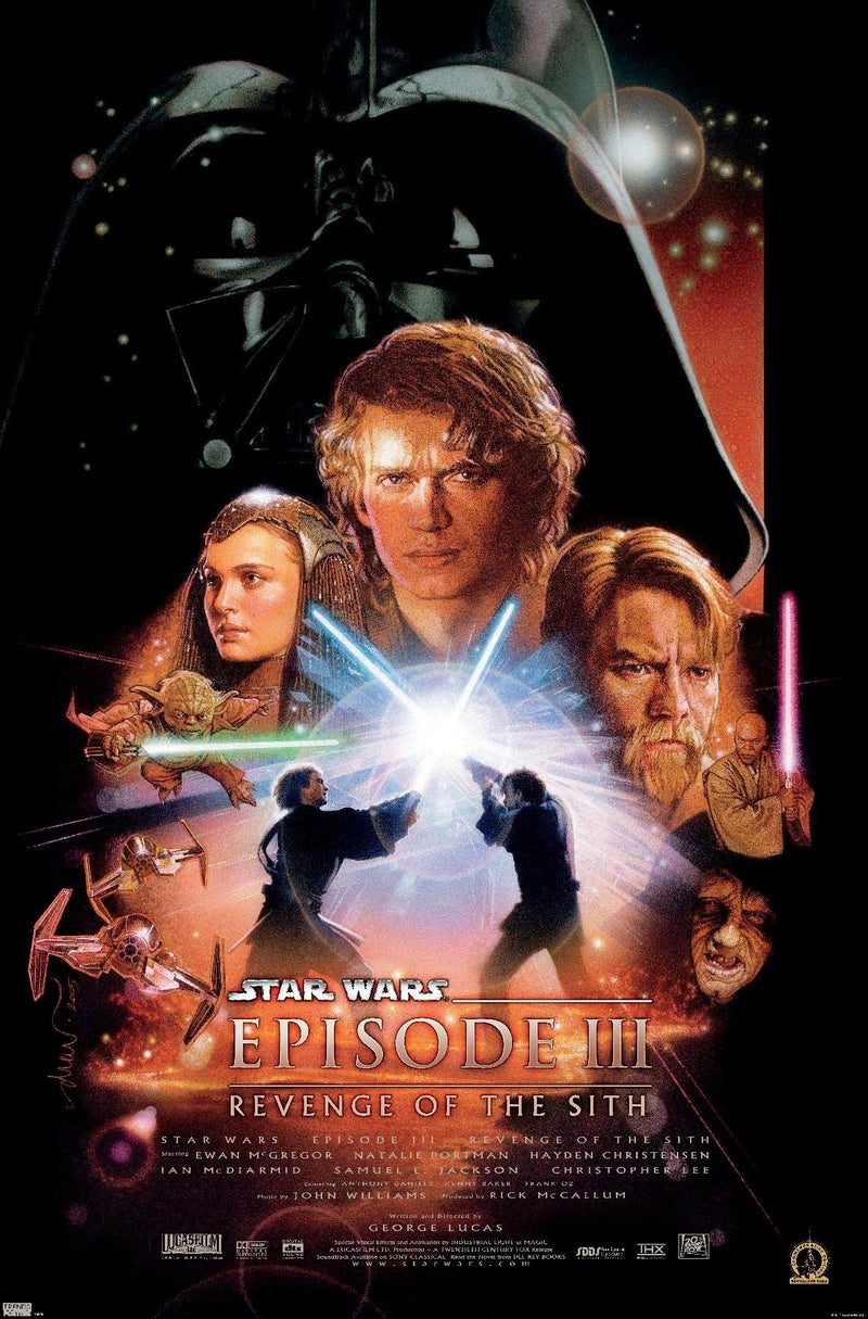 Trends International Trends International 24X36 Star Wars Revenge of the Sith  One Sheet Wall Poster 2400 x 3600 Unframed Version  - Image 1