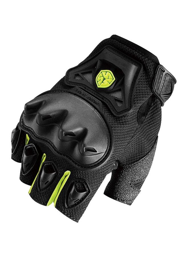 Motorcycle Gloves Men Half Finger Breathable Mesh Motorbike Gloves Hard Knuckle Touchscreen Motocross Sport Gloves for BMX ATV MTB Racing Cycling?10-11cm - Image 2