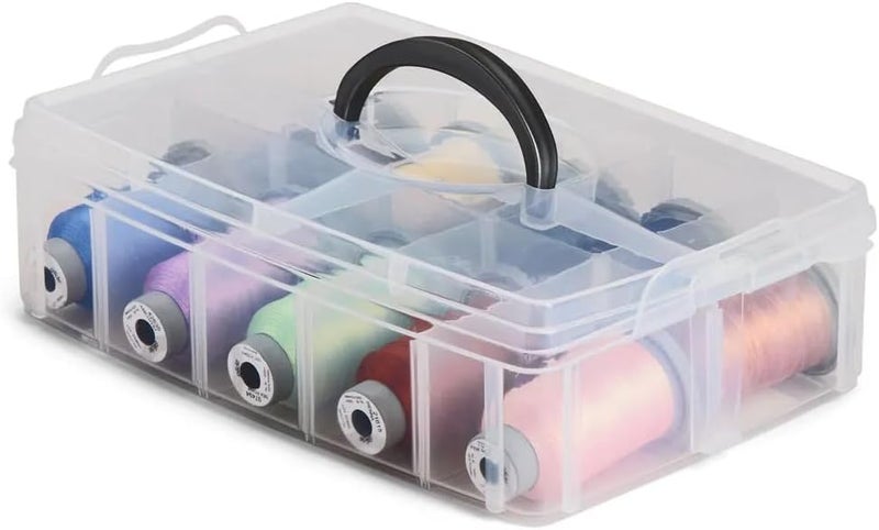 Glide Thread Kit Angela Huffman Collection - 60659-10 Colors - 1,100yds Each - Trilobal Polyester Thread № 40 for Quilting, Embroidery, Sewing - Image 2