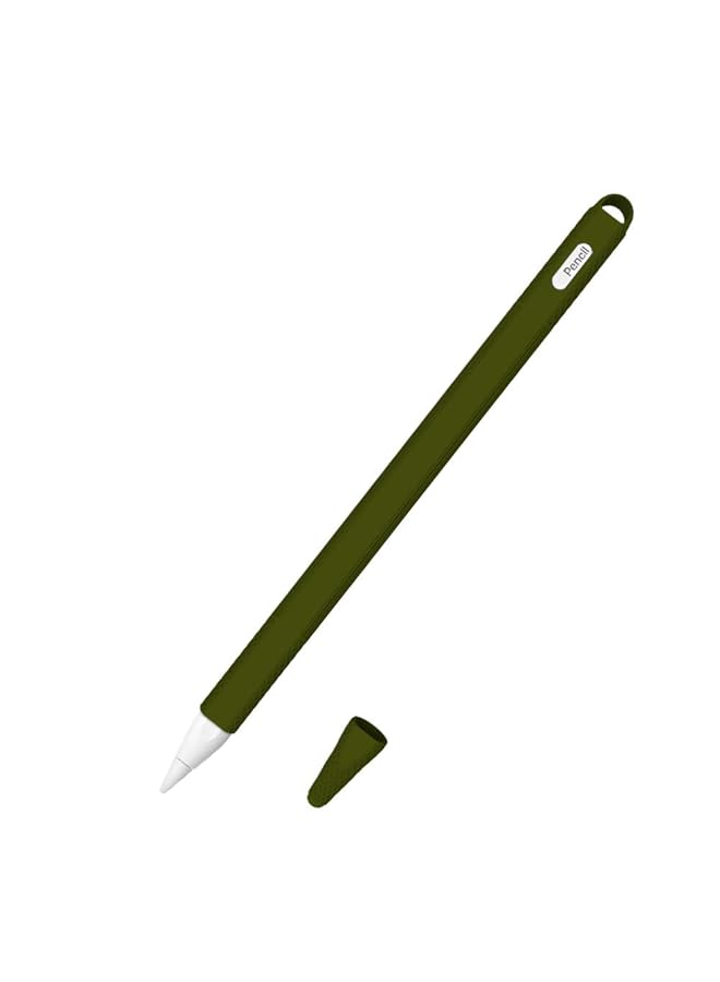 AWINNER Silicone Case Compatible With Mu8F2Am A Pencil 2Nd Generation Holder Sleeve Skin Pocket Cover Accessories For Ipad Pro 3Rd Generation Protective Nib Covers Green - Image 1