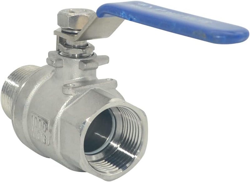 DAN SPEED Full Port Ball Valve Male x Female S304 Stainless Steel Heavy Duty for Water, Oil, and Gas, 1000WOG (1 inch) - Image 4