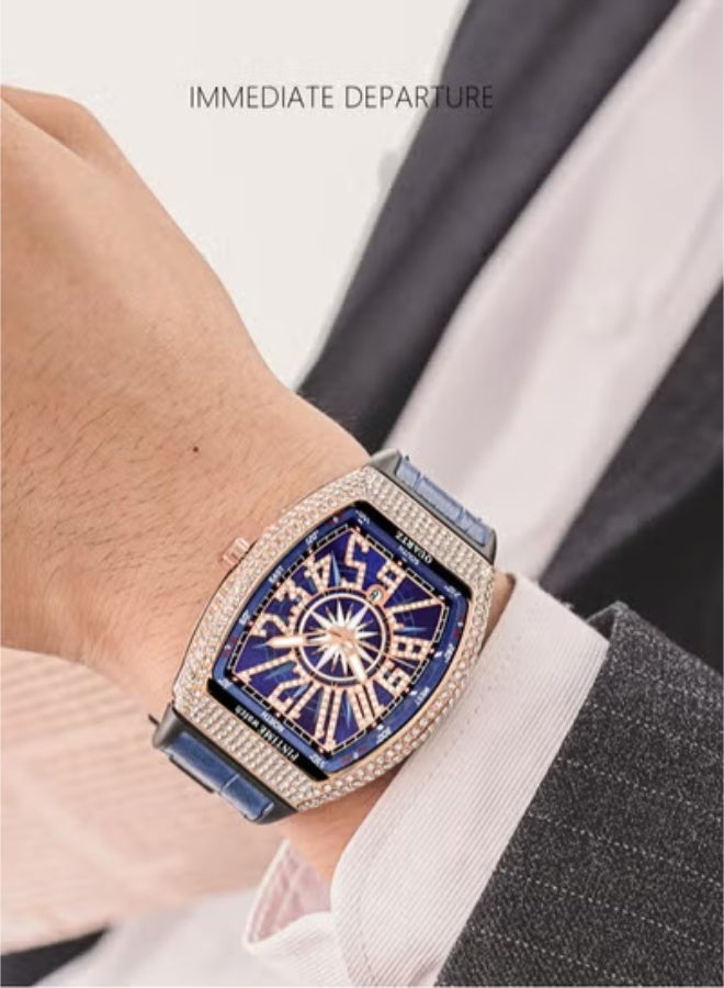PINTIME Men's Fashion Casual Waterproof Quartz Watch - Image 2