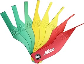 Milton 942 8-Piece Manual Brake Pad Gauge Metric/SAE Tool Set, Easy to Read Color Coded - 2mm to 12mm - Image 1