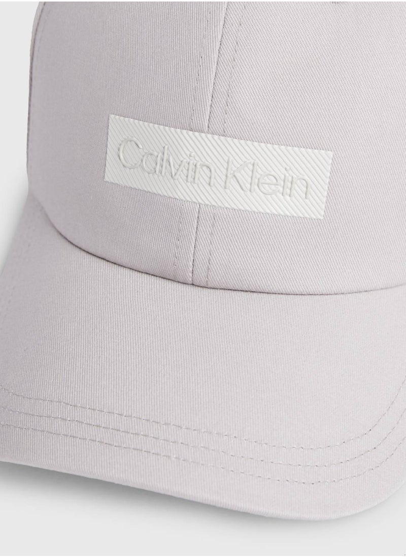 CALVIN KLEIN Men's Twill Cap -  organic cotton twill, Grey  - Image 2