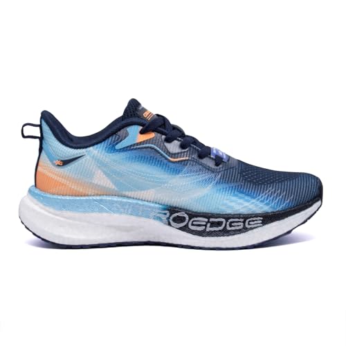 Columbus RISEFLEX Sports Shoe - Running Shoe| Walking Shoe| Training & Gym Shoe| Outdoors Shoe for Men's, (Navy & Light Sky), UK8 - Image 3