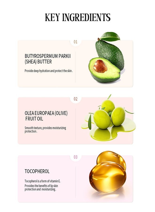 Easilydays Lip Butter Balm, Hydrating Lip Balm with Sheer Tint, Plumps Moisturizing Hydrating Lip Mask, Vegan Non-Sticky Lip Glowy Balm for Instant Moisture, Shine, & Soothing Lip Care, #3 Ices Coffee - Image 3